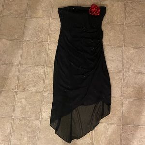 Ruby Rox black strapless dress